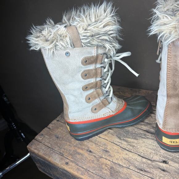 Sorel Boots Joan Of Arctic 12" Tall Winter Snow Duck Waterproof Womens 8180 - Picture 5 of 11